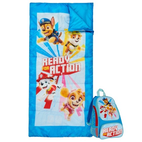 Nickelodeon Paw Patrol Kids Slumber Sack Sling Bag Set 
