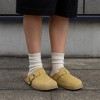 CUSHIONAIRE Women's Blain Genuine Suede Slip-On Clogs with + Memory Foam & Chic Buckle Mule - Comfortable, Non-Slip, Wide Widths Available - 4 of 4