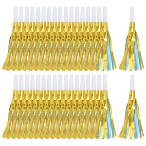 Unique Bargains Fringed Party Blower Sparkle Fringed Noise Makers 36 Pcs - 1 of 4