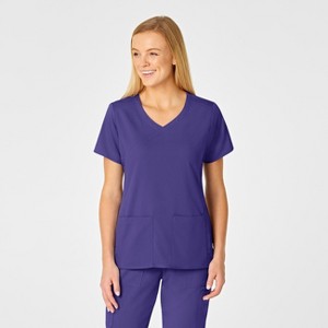 Wink PRO Women's 4 Pocket Wrap Scrub Top - 1 of 4