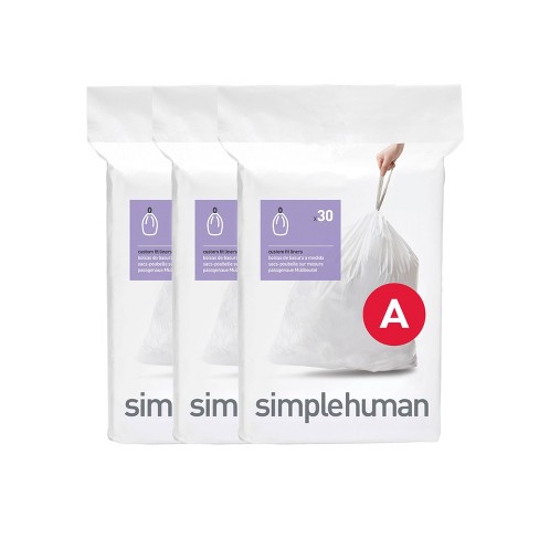 Simplehuman Odorsorb Pod Trash Bags Refill Pack - 4ct : Target