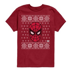 Boys' - Marvel - Spiderman Sweater Short Sleeve Graphic T-Shirt - 1 of 3