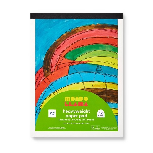 9 x 12 Extra Heavy-Weight Watercolor Paper Pad, 24 Sheets, 90