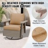 EAGLE PEAK Classic 2-Piece Patio Chair Set, 360° Swivel Rocking Chairs with Thick Cushions, All-Weather Wicker Outdoor Lounge Gliders - 4 of 4