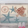 Homefires Coastal Turtle Indoor Only – Sea Life-Inspired, Soft & Durable – Easy-Care Doormat for Beach & Coastal Interiors - 2 of 2