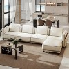 GDFStudio Hargis Luxury Modular Sectional Sofa with Ottoman and Extra-Deep Seating - 4 of 4