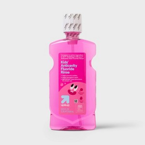 Anticavity Kids' Fluoride Rinse - Bubble Gum Flavor – 16.9 fl oz - up&up™ - 1 of 3