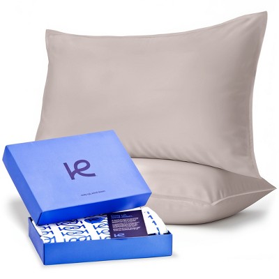 Kickoff 100% Bamboo Viscose Pillowcases Only, Hidden Zipper, Cooling Breathable, Bedding Pillow Covers for Hot Sleepers