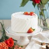 Totalee Gift Eat Cake First Cer Pedestal Ceramic White - 3 of 3