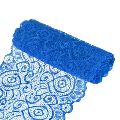 Unique Bargains Elastic Lace Fabric Ribbon Stretchy Trim Pattern for Bridal Wedding 1 Pc