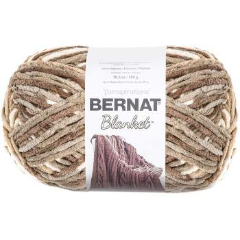 Bernat Velvet Taupe Coffee Yarn - 2 Pack of 300g/10.5oz - Polyester - 5  Bulky - Knitting/Crochet
