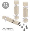 Big Dot of Happiness Tan Confetti Stars - No Snap Simple Party Table Favors - DIY Cracker Boxes - Set of 12 - 3 of 4