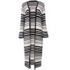 VENUS Womens Stripe Duster - 3 of 4