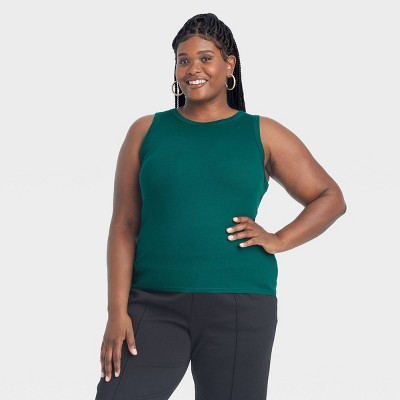 Women's Ribbed Tank Top - A New Day™