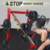 Leg Press Machine, Home Gym Leg Press - 2000LB Capacity Adjustable with Linear Bearing, Calf Block, Barbell Storage, Heavy Duty Lower Body Trainer - 3 of 4