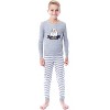 Harry Potter Child Unisex Hedwig Hogwarts Letter Wizarding World Pajama Set Grey - 2 of 3