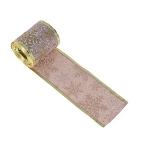 Unique Bargains Gift Wrap Ribbons Truck & Snowflake Colorful 157.48"x2.56" 1 Pc - 1 of 4