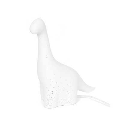 Porcelain Dinosaur Table Lamp White - Simple Designs