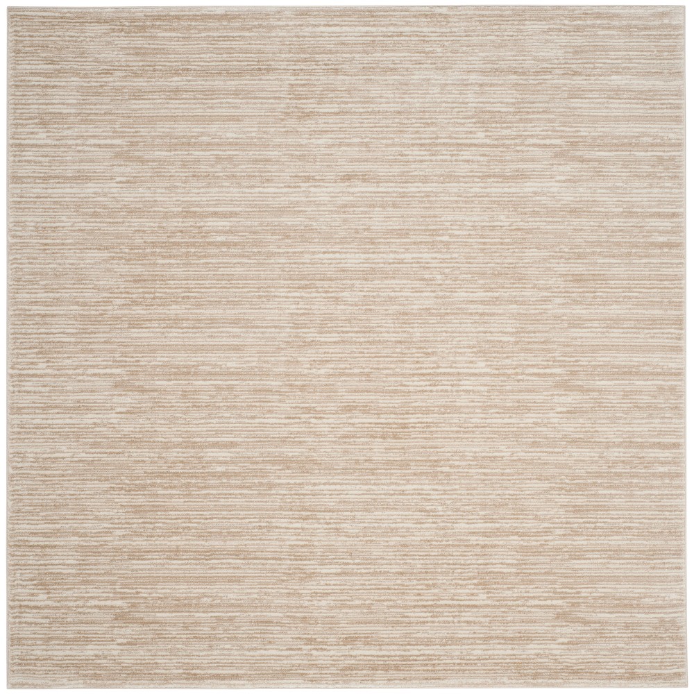 6'7inx6'7in Solid Loomed Square Area Rug Cream - Safavieh