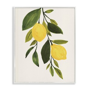Stupell Industries Simple Yellow Country Lemon Leaf, 24" x 30" - 1 of 4