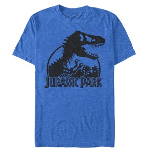 Men's Jurassic Park Dino Skeleton Silhouette Logo T-Shirt - 1 of 4