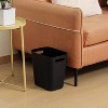 Aoibox Plastic Small Trash Can Wastebasket, Garbage Container Basket for Bathrooms, Laundry Room, Kitchens, Offices, Kids Rooms, Dorms - 4 of 4