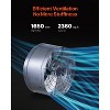 VEVOR Gable Mount Fan, 15 Inch Attic Exhaust Fan with Adjustable Thermostat & Outer Mesh, 1300 CFM House Ventilator Cools Up to 1850 Sq.Ft, Silver - 3 of 4