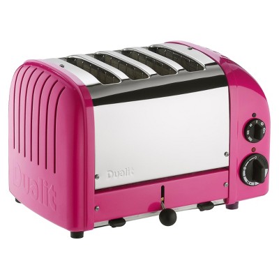 Swan Retro Toaster - 4 Slices - Pink 