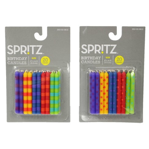 ct Birthday Candles Spritz Target