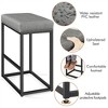 Yaheetech 30"H Bar Stools Backless Industrial Stool Modern Upholster Set of 2 - 4 of 4