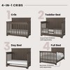 Child Craft Redmond Full Panel Crib, Changing Table Dresser & Chest 4 Piece Nursery Set (Dapper Gray) - 3 of 4