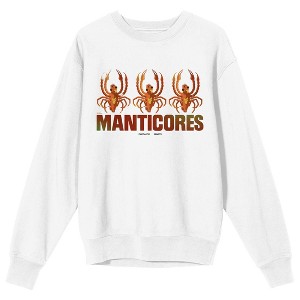 Fantastic Beasts: The Secrets of Dumbledore Manticore Creatures Men's White Sweatshirt - 1 of 1