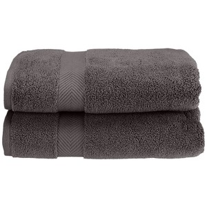 Fast-Drying Zero-Twist Cotton Oversized 2-Piece Bath Towel Set by Blue Nile Mills - 1 of 3