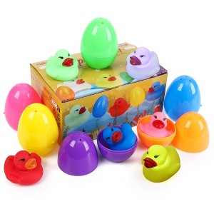 Garvee 6Pcs Easter Eggs with Floating Bath Toys for Kids -Duck- Bath Toy - 1 of 4
