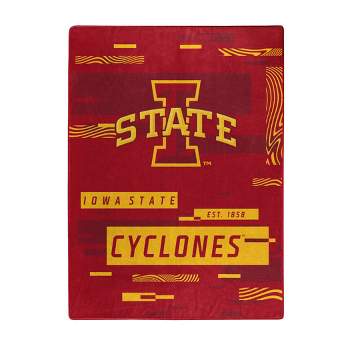 NCAA Iowa State Cyclones Digitized 60 x 80 Raschel Throw Blanket