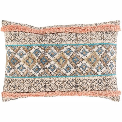 Mark & Day Wommelgem Global Beige Throw Pillow