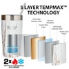 Healthy Human Stainless Steel Tumbler with Straw |(12oz, Stone Gold) - 3 of 4