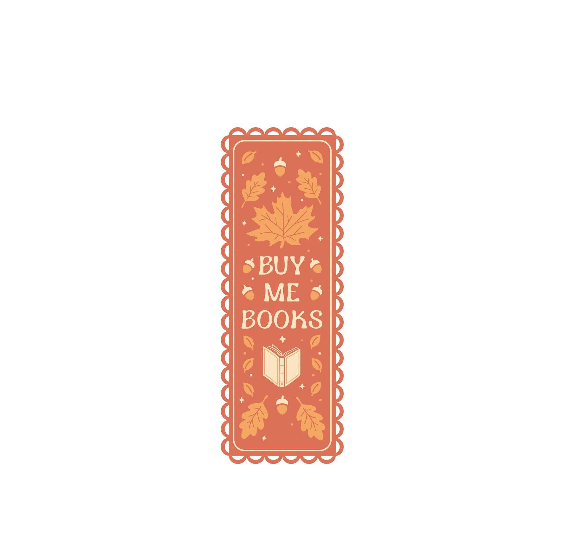 Buy Me Books (Autumn) Bookmark (Target)