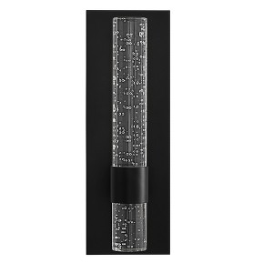 POWLIG 13.7-in 1-Light Black Armed Dimmable Wall Sconces with Full Backplane - 1 of 4