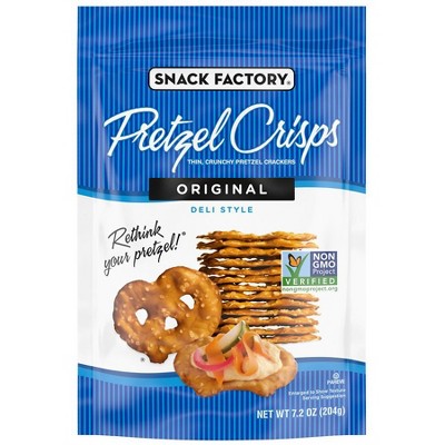 The Snack Factory Pretzel Crisps Original 7.2 oz