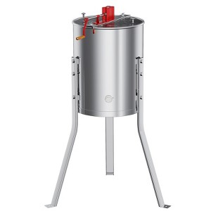 COZONY Manual Honey Extractor, Stainless Steel Beekeeping Spinner with Transparent Lid & Adjustable Stand - 1 of 4
