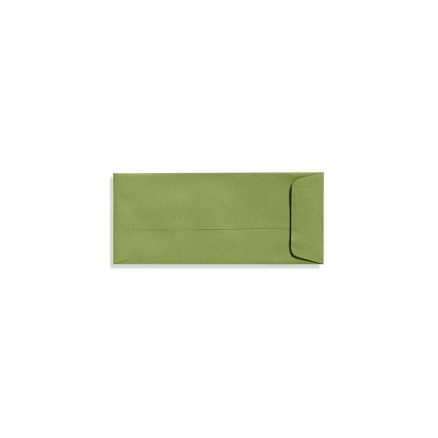 LUX 4 1/8" x 9 1/2" #10 70lbs. Open End Envelopes Avocado Green EX7716-27-50 - image 1 of 1