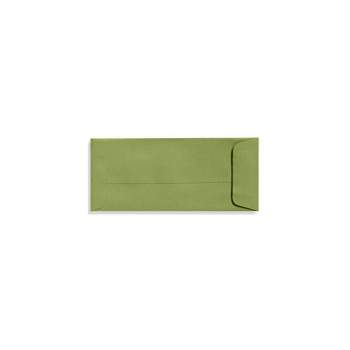 LUX 4 1/8" x 9 1/2" #10 70lbs. Open End Envelopes Avocado Green EX7716-27-50