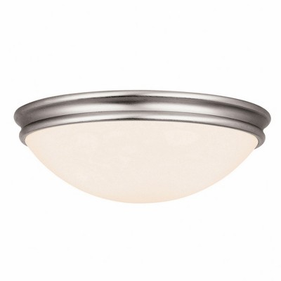 Access Lighting Atom 1 - Light Flush Mount in  Brushed Steel