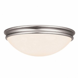 Access Lighting Atom 1 - Light Flush Mount in  Brushed Steel - 1 of 4