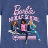 Girls' - Barbie - Middle School Dolls Fitted Short Sleeve Graphic T-Shirt - 2 of 4