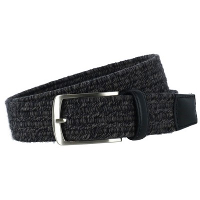 Greg Norman Men's Heathered Elastic Stretch Belt