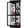Howard Miller Berends Curio Cabinet 680477 Black Satin - 2 of 3