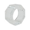 Saro Lifestyle Crystal Napkin Ring, Clear (Set of 4) - 3 of 4