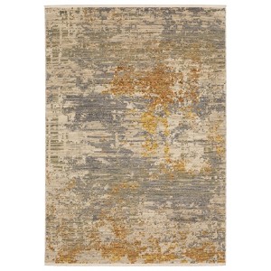 Oriental Weavers Soleri SOL03 Beige/ Gold Indoor Area Rug - 2'6" x 12' - 1 of 4